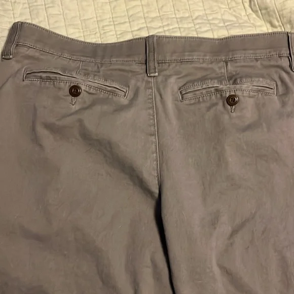 Gray stretch chino shorts 32 - Picture 7 of 11